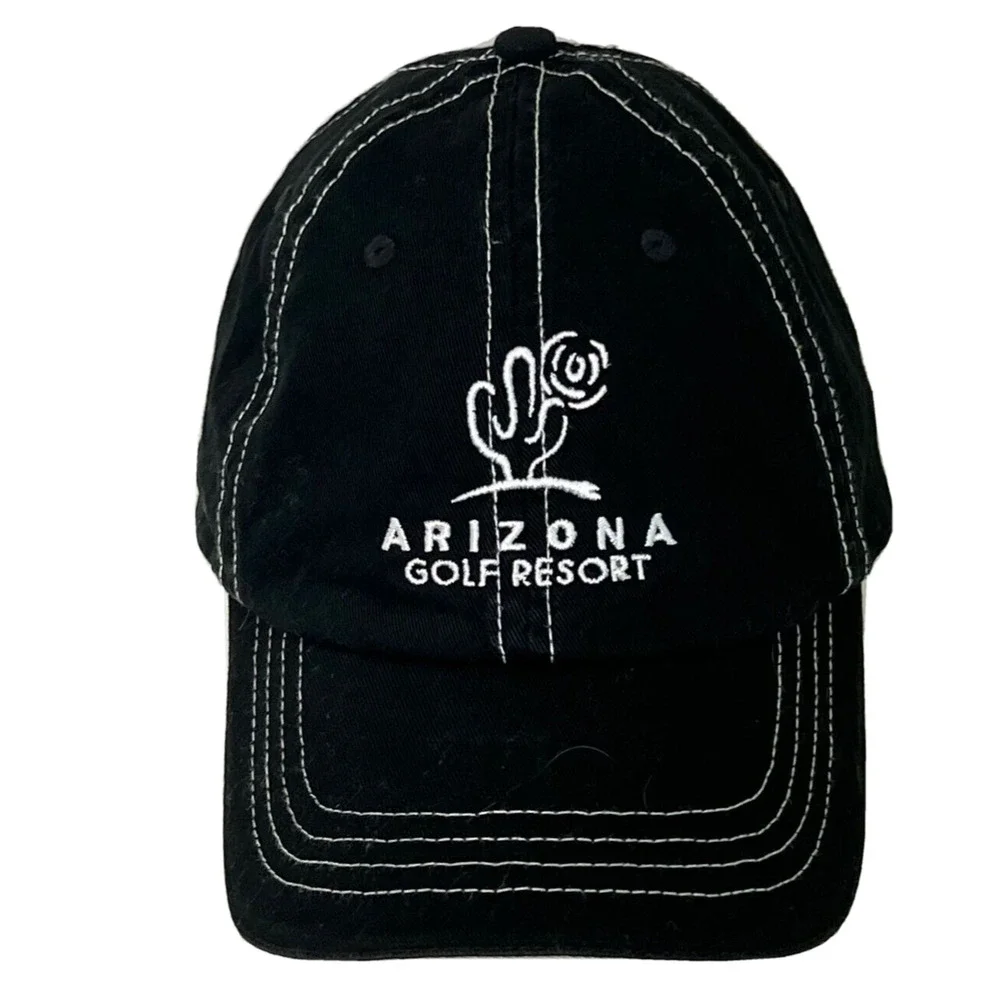 Arizona Golf Resort Baseball Cap Hat Black Adjustable Cali-Fame